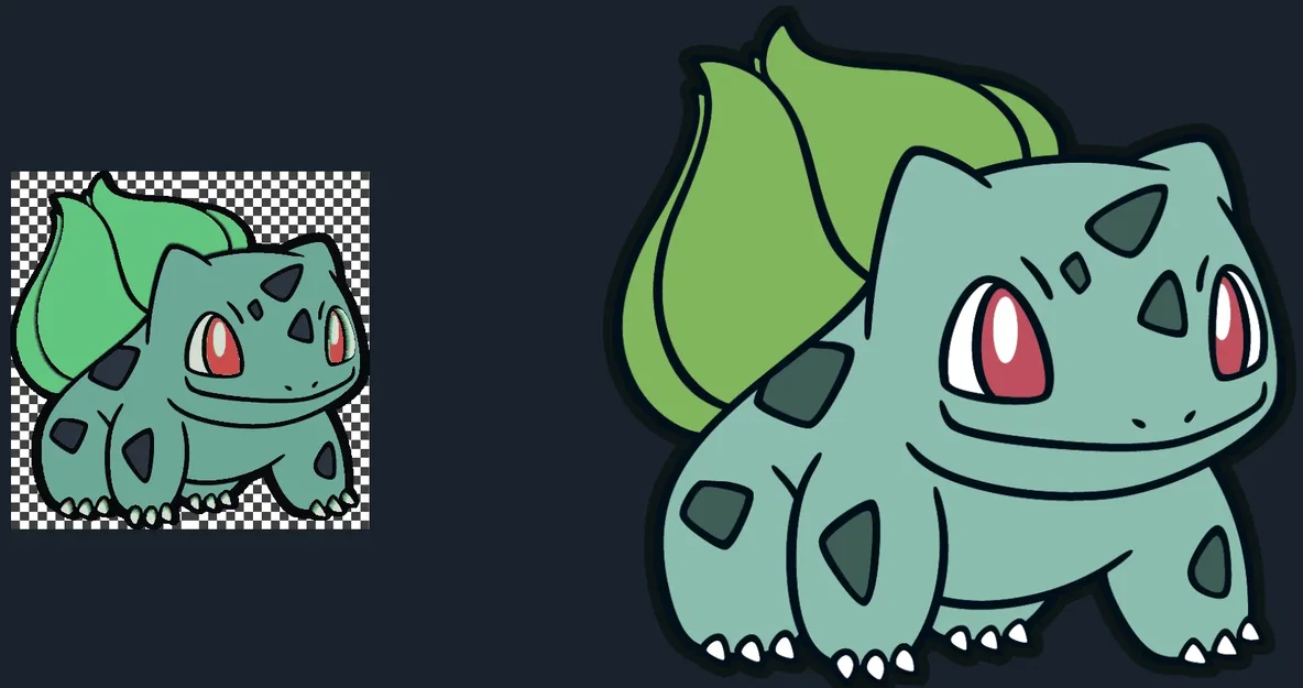 Bulbasaur nhiều màu sắc từ HueForge - Image 1