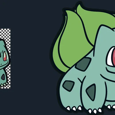 Bulbasaur nhiều màu sắc từ HueForge