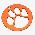 Mặt dây chuyền / móc khóa hình chân báo Cougar - Thumbnail 2