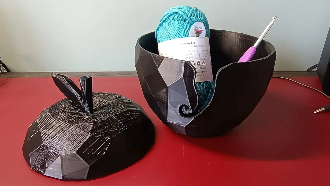 Bát len hình táo phong cách Low Poly - Image 3