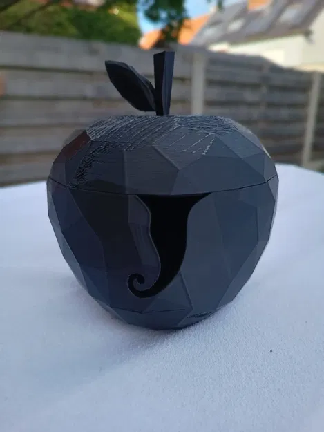 Bát len hình táo phong cách Low Poly - Image 4