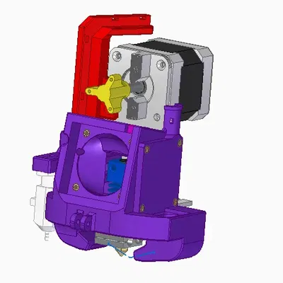 Bộ tản nhiệt quạt Direct Drive MicroSwiss cho CR10S Pro V2
