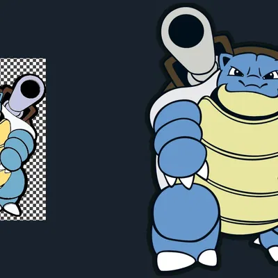 Blastoise đa sắc màu từ HueForge