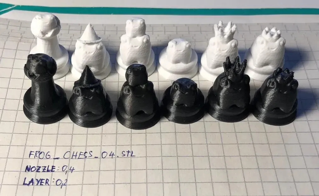 Cờ vua ếch với thiết kế dễ thương và chi tiết sắc nét - Image 2