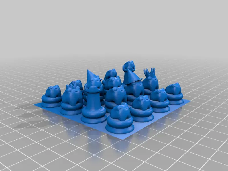 Cờ vua ếch với thiết kế dễ thương và chi tiết sắc nét - Image 4