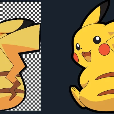 Pikachu nhiều màu sắc trong nghệ thuật HueForge