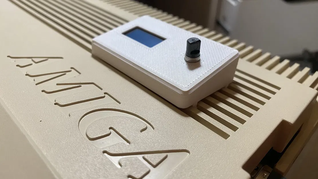 Vỏ AMIGA 500 cho mô phỏng Gotek FlashFloppy với màn hình OLED - Image 1