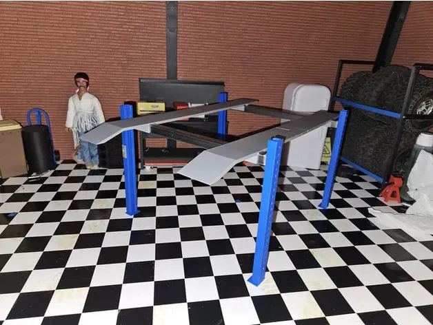 Giá đỡ nâng 4 cột cho gara hoặc Kallax/Expedit - Image 1