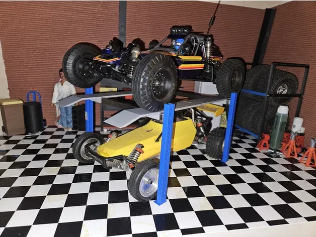 Giá đỡ nâng 4 cột cho gara hoặc Kallax/Expedit - Image 2