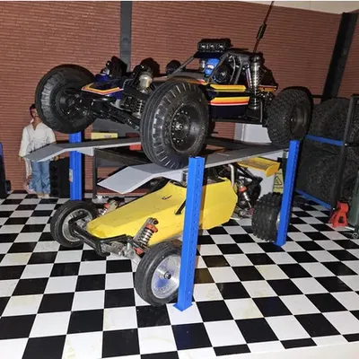 Giá đỡ nâng 4 cột cho gara hoặc Kallax/Expedit