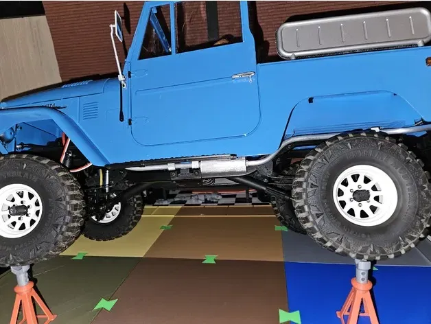 Bộ phận ống xả cho FMS FJ40 tỷ lệ 1:10 - Image 1