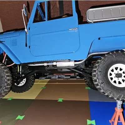 Bộ phận ống xả cho FMS FJ40 tỷ lệ 1:10