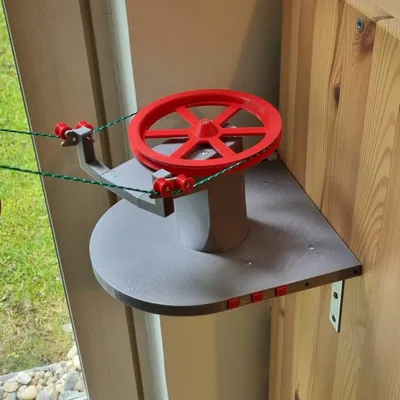 Cáp treo "Hawks Lane" với trạm dưới và trên