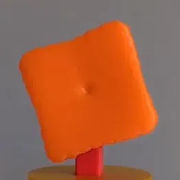 Bánh quy phô mai Cheez-It mô phỏng 3D