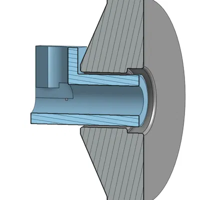 Bánh xe khay máy rửa chén Zanussi chắc chắn hơn bản gốc