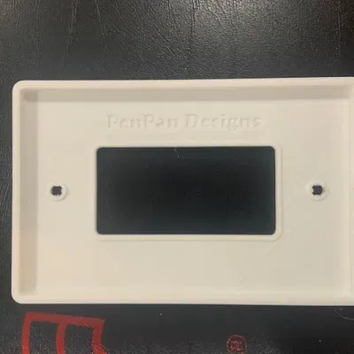 Nắp che ổ cắm hình chữ nhật cao đơn