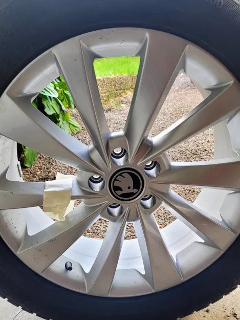 Nắp trung tâm cho mâm xe Skoda đường kính 55mm - Image 1