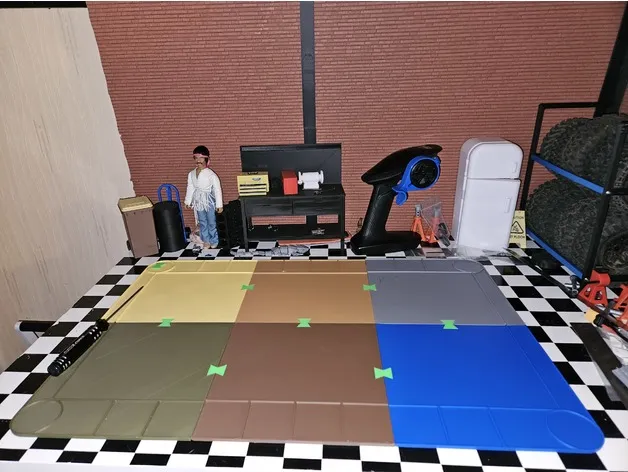 Thảm pitmat RC mô-đun dễ dàng và tiện lợi - Image 1