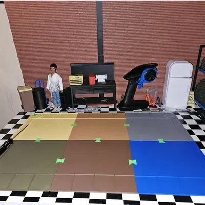 Thảm pitmat RC mô-đun dễ dàng và tiện lợi