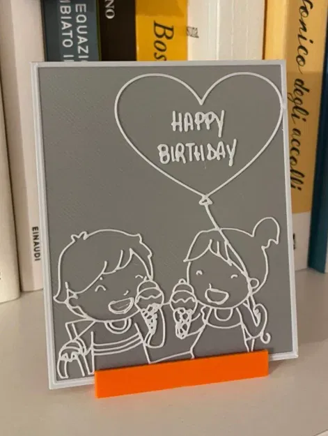 Bưu thiếp sinh nhật vẽ tay dành tặng bạn gái - Image 1