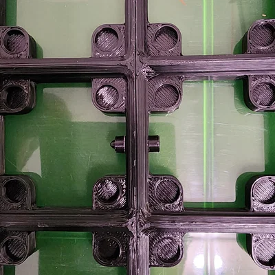 Kết nối khay parametric Gridfinity không cần ốc vít
