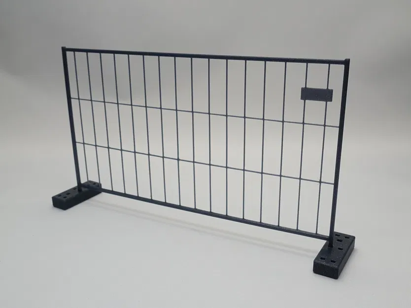 Hàng rào công trường xây dựng thu nhỏ 1:16 - Image 1