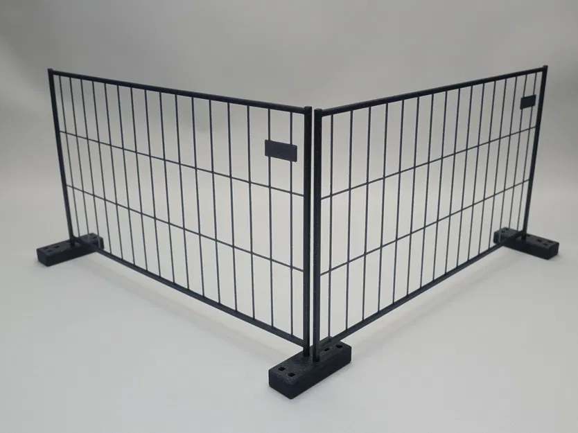 Hàng rào công trường xây dựng thu nhỏ 1:16 - Image 2