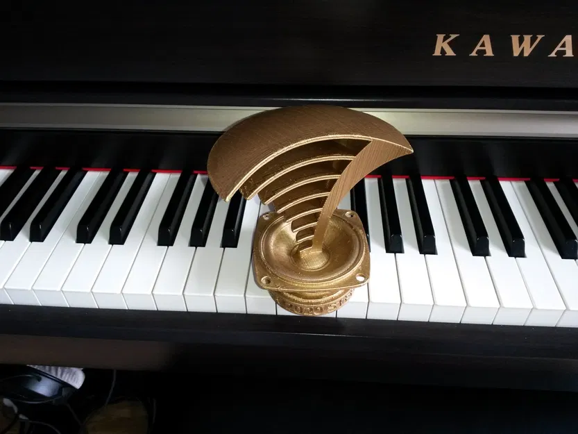 Cúp Tontechniker des Jahres với chân loa và sóng âm - Image 2