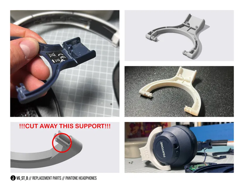 Cơ sở tai nghe PANTONE Bluetooth cho đầu băng - Image 2