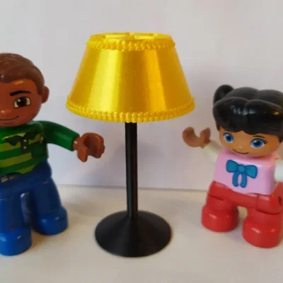 Đèn cây thời trang cho phòng khách trong nhà búp bê