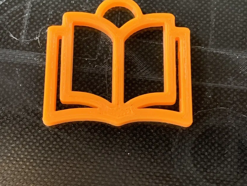 Móc khóa hình quyển sách mở dành cho người yêu sách - Image 1