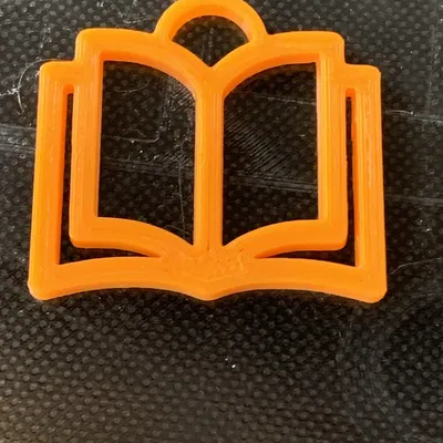 Móc khóa hình quyển sách mở dành cho người yêu sách