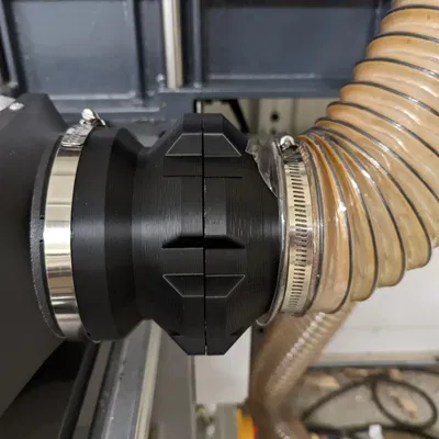 Bộ kết nối từ tính cho ống hút bụi trong chế tác gỗ