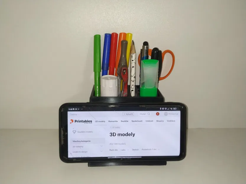 Giá đỡ điện thoại và tổ chức bàn làm việc độc đáo - Image 1