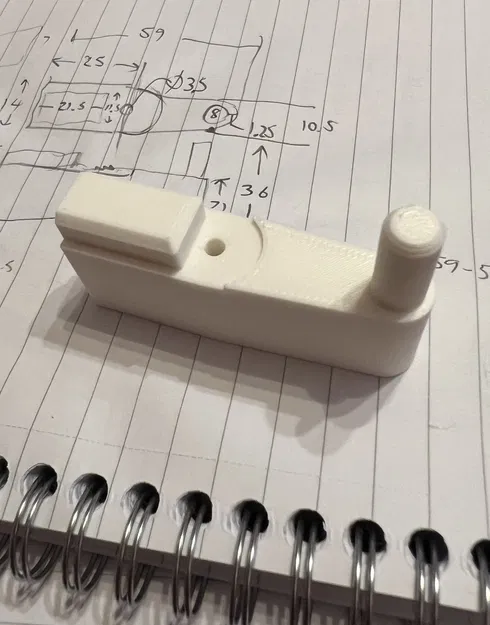 Cột bản lề thay thế cho màn tắm kính - Image 1