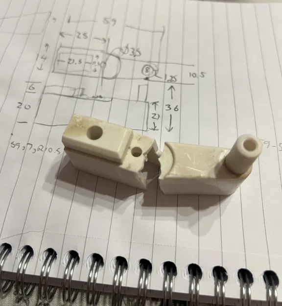 Cột bản lề thay thế cho màn tắm kính - Image 2