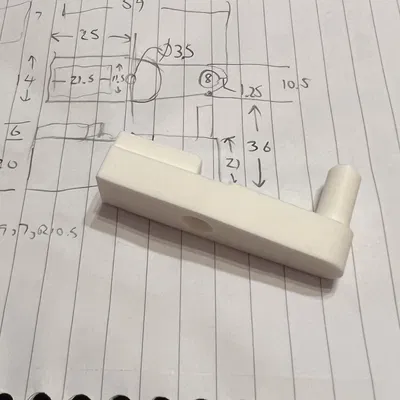 Cột bản lề thay thế cho màn tắm kính