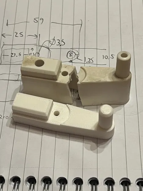 Cột bản lề thay thế cho màn tắm kính - Image 5