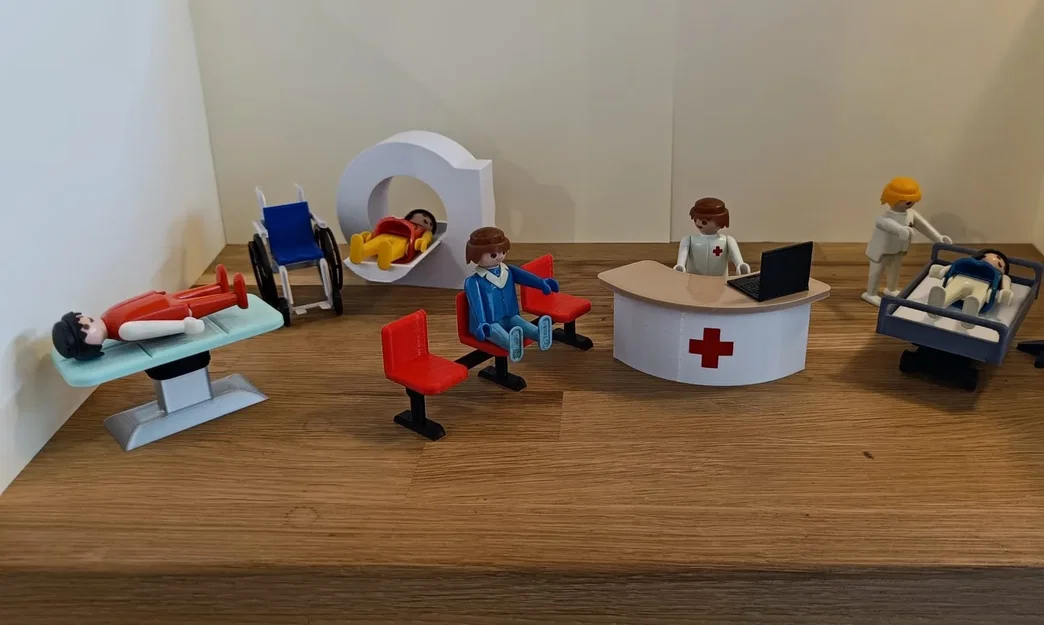 Nội thất bệnh viện cho nhà búp bê Playmobil - Image 2