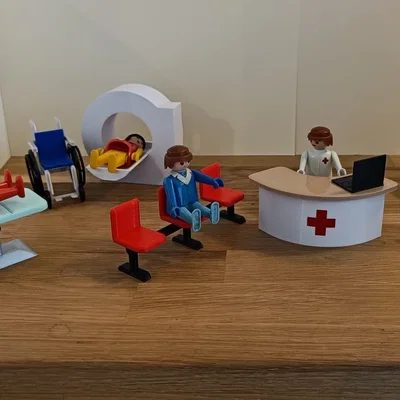 Nội thất bệnh viện cho nhà búp bê Playmobil