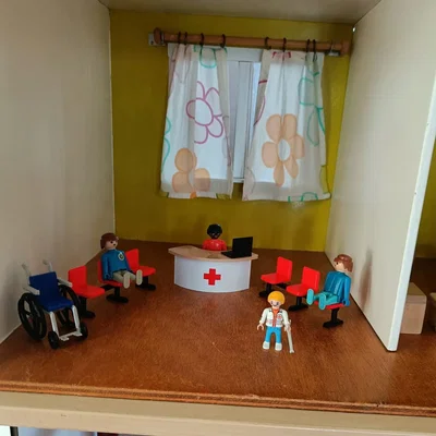 Nội thất bệnh viện cho nhà búp bê Playmobil