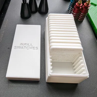 Hộp lưu trữ mẫu infill cho máy in 3D