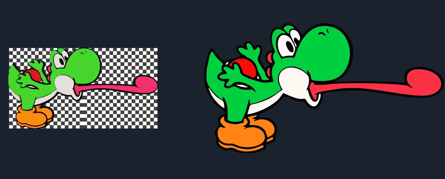 Phát bắn lưỡi Yoshi từ HueForge - Image 1