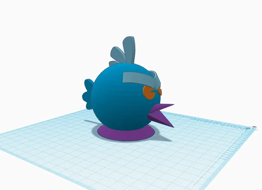 Tượng đầu chim giận dữ hài hước từ trò chơi Angry Birds - Image 1