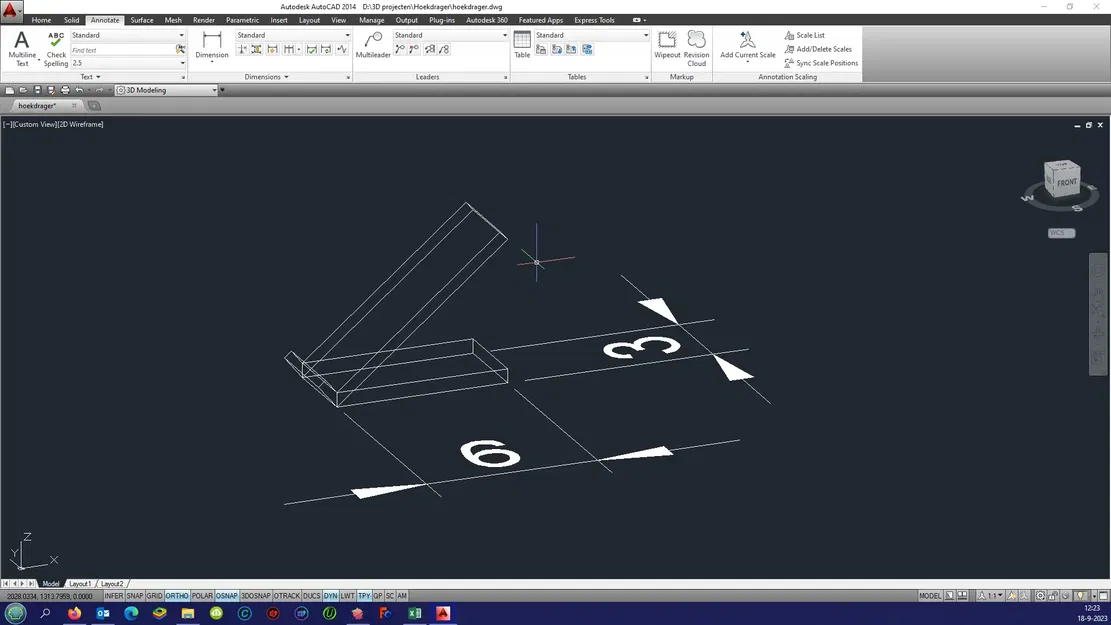 Giá đỡ nhỏ cho kệ TV giấu dây cáp - Image 1