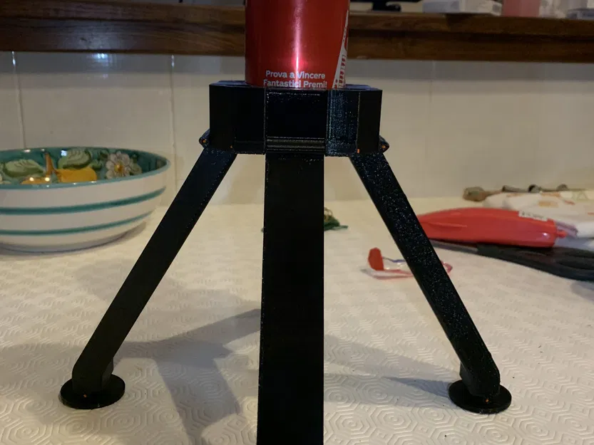 Giá đỡ chai soda gập lại cho súng softair - Image 3