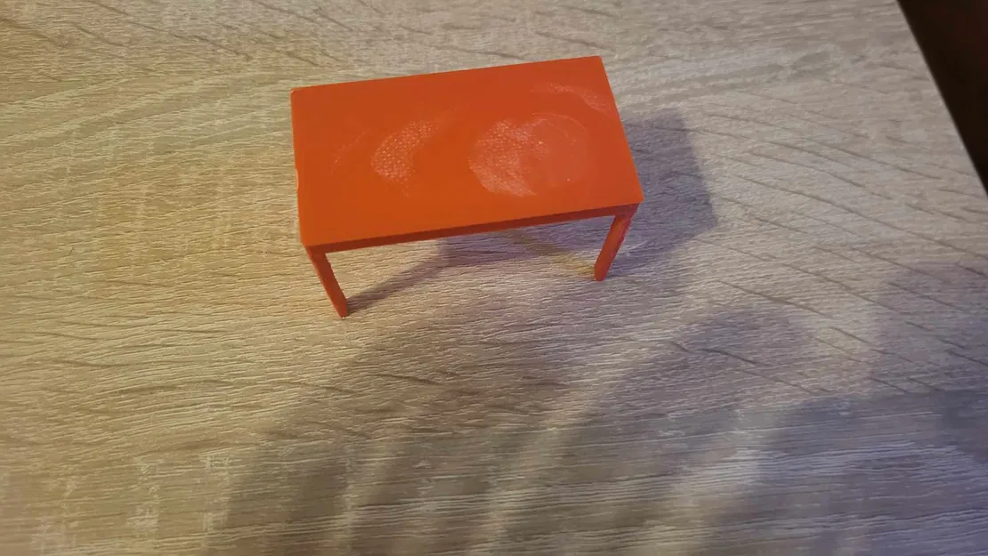 Bộ bàn ghế cho ngôi nhà búp bê bằng nhựa PLA - Image 1