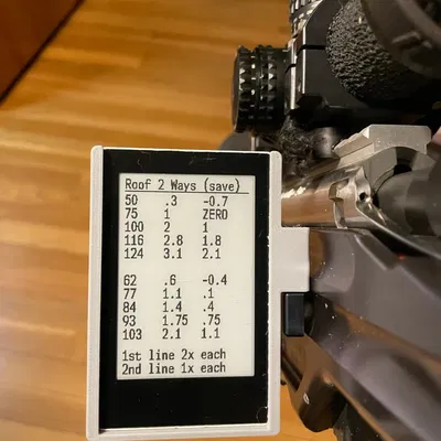 Giá đỡ thẻ dữ liệu DRS E-Dope cho súng trường