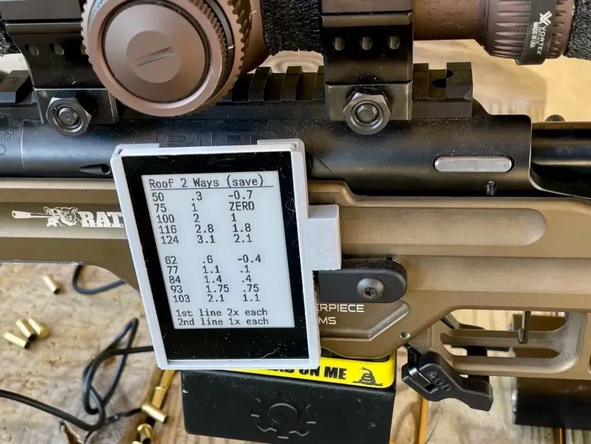 Giá đỡ thẻ dữ liệu DRS E-Dope cho súng trường - Image 4