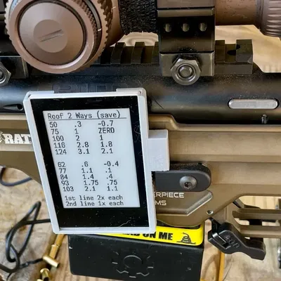 Giá đỡ thẻ dữ liệu DRS E-Dope cho súng trường